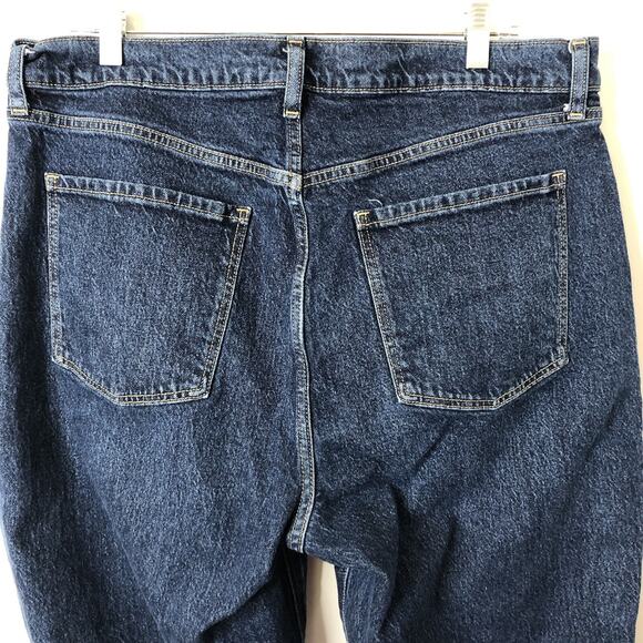 Old Navy Women's High-Rise Slouchy Straight Button-Fly Jeans Size 14 Tall - Picture 5 of 8